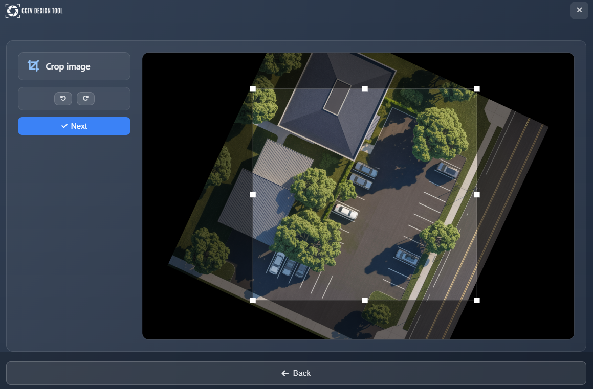 Image cropping and rotation